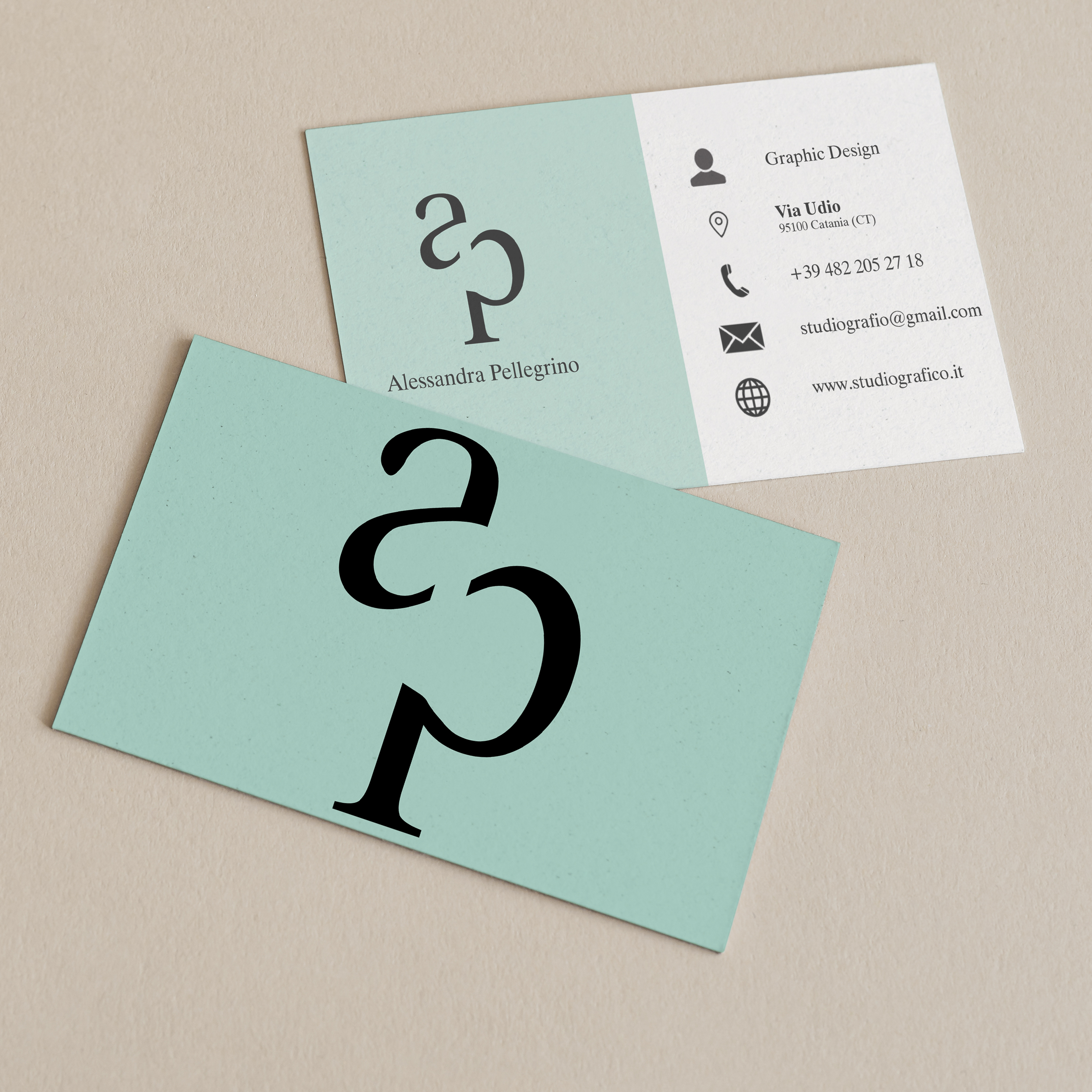 Monogramma personale ap