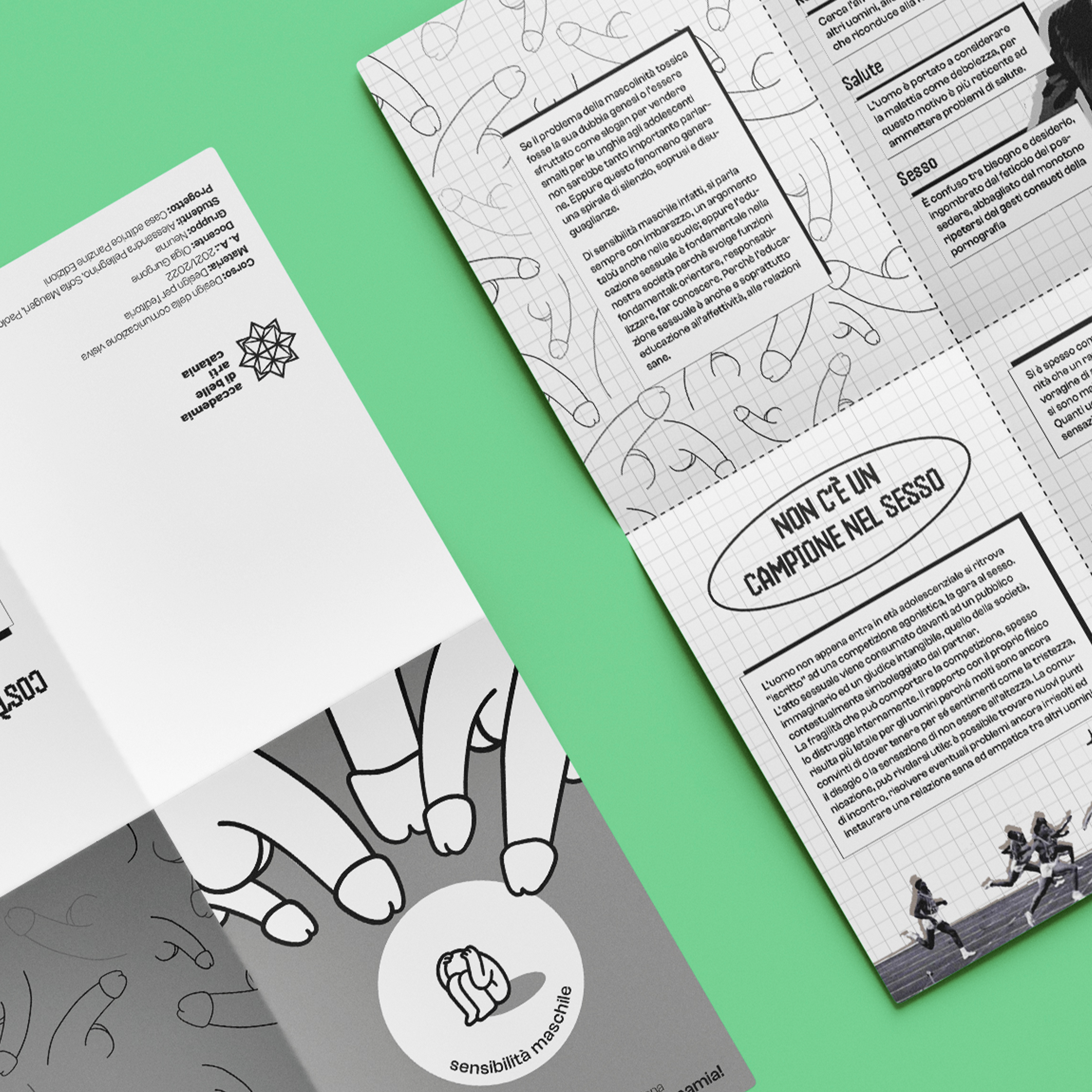 Fanzine sul tema della sensibiità maschile