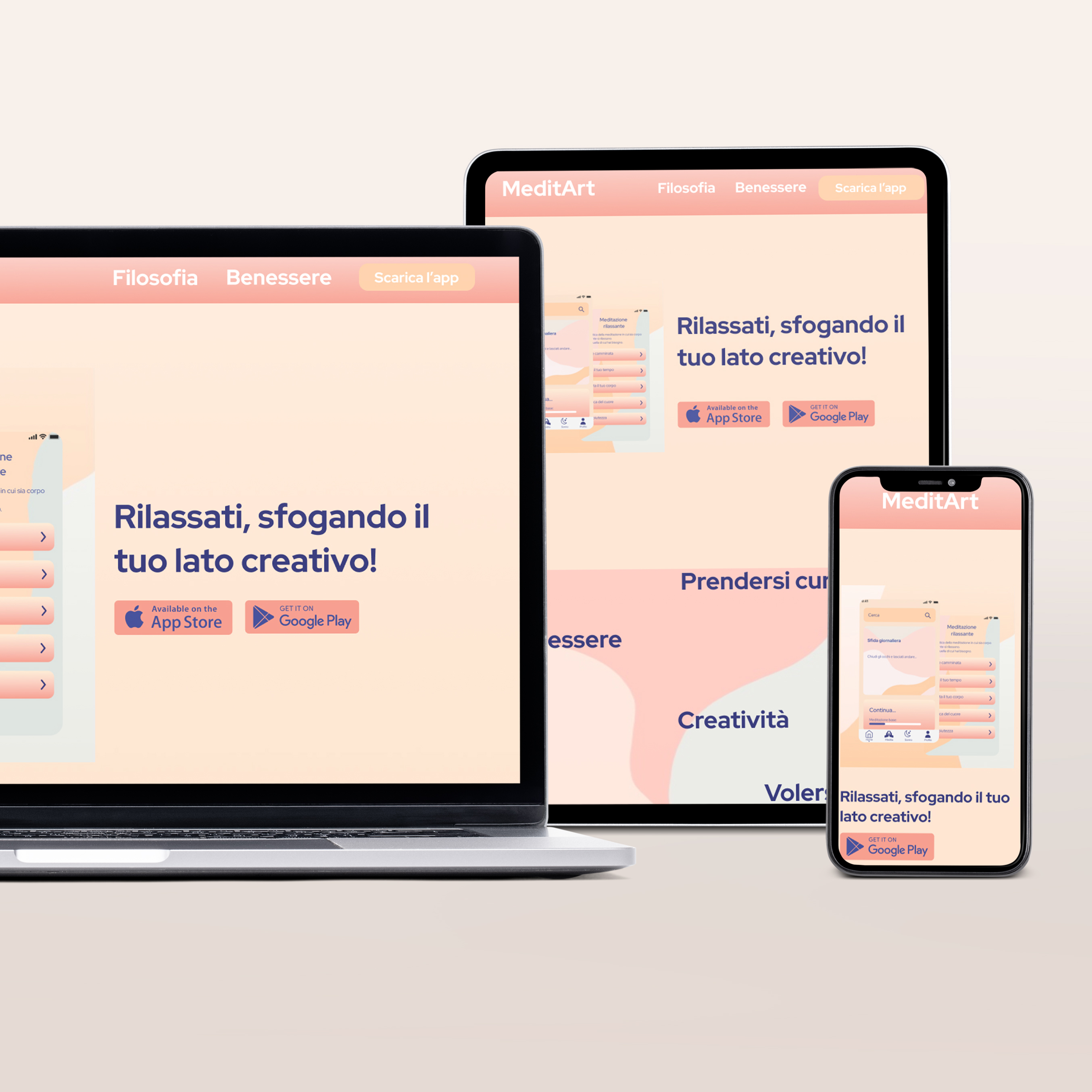 App sulla meditazione e la creatività